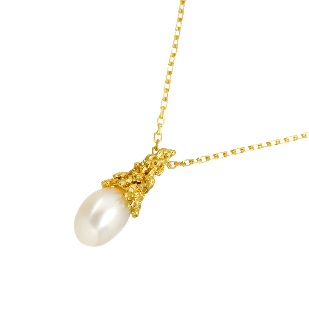 Freshwater pearl Necklace 18K YG 750