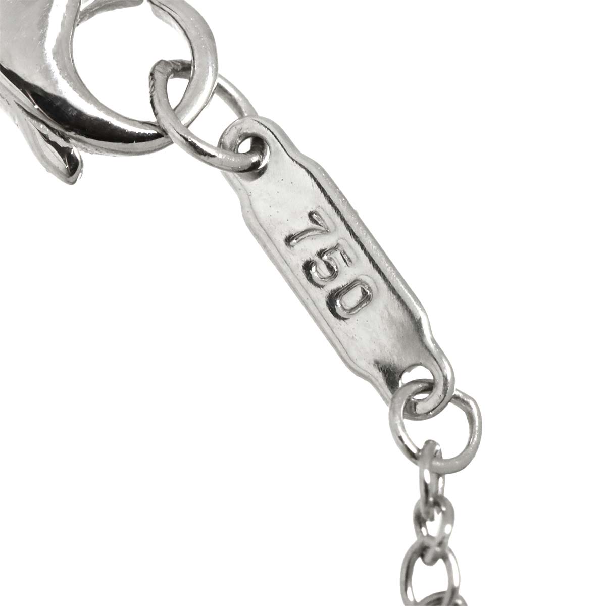 Diamond Bracelet 18K White Gold 750