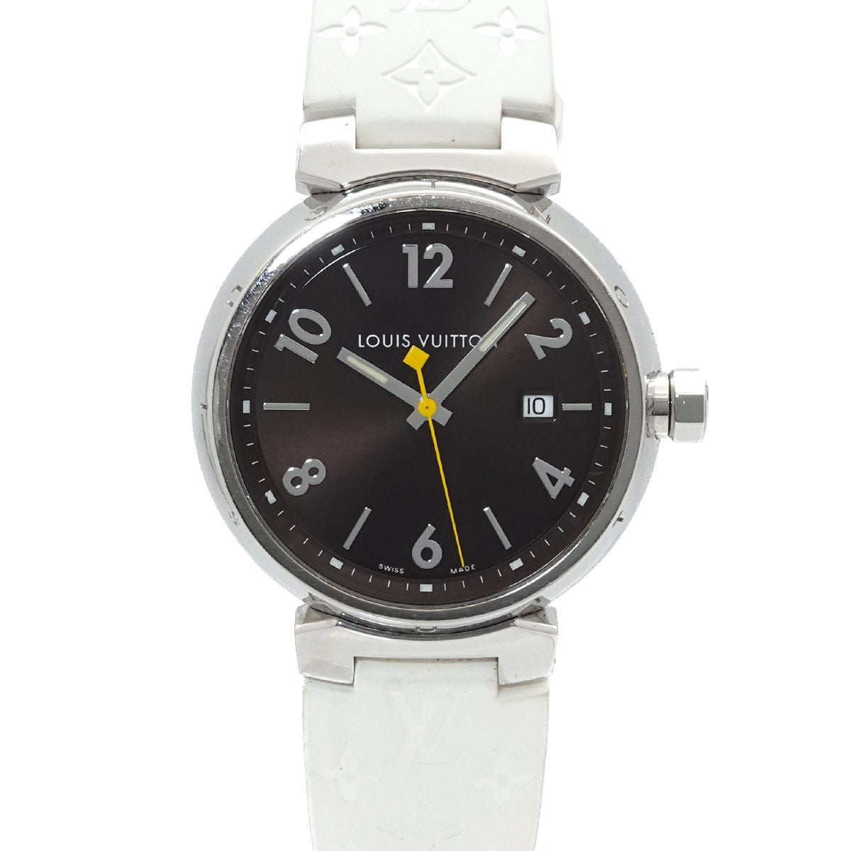 Tambour Q1111 Quartz Brown Date Mens Watch