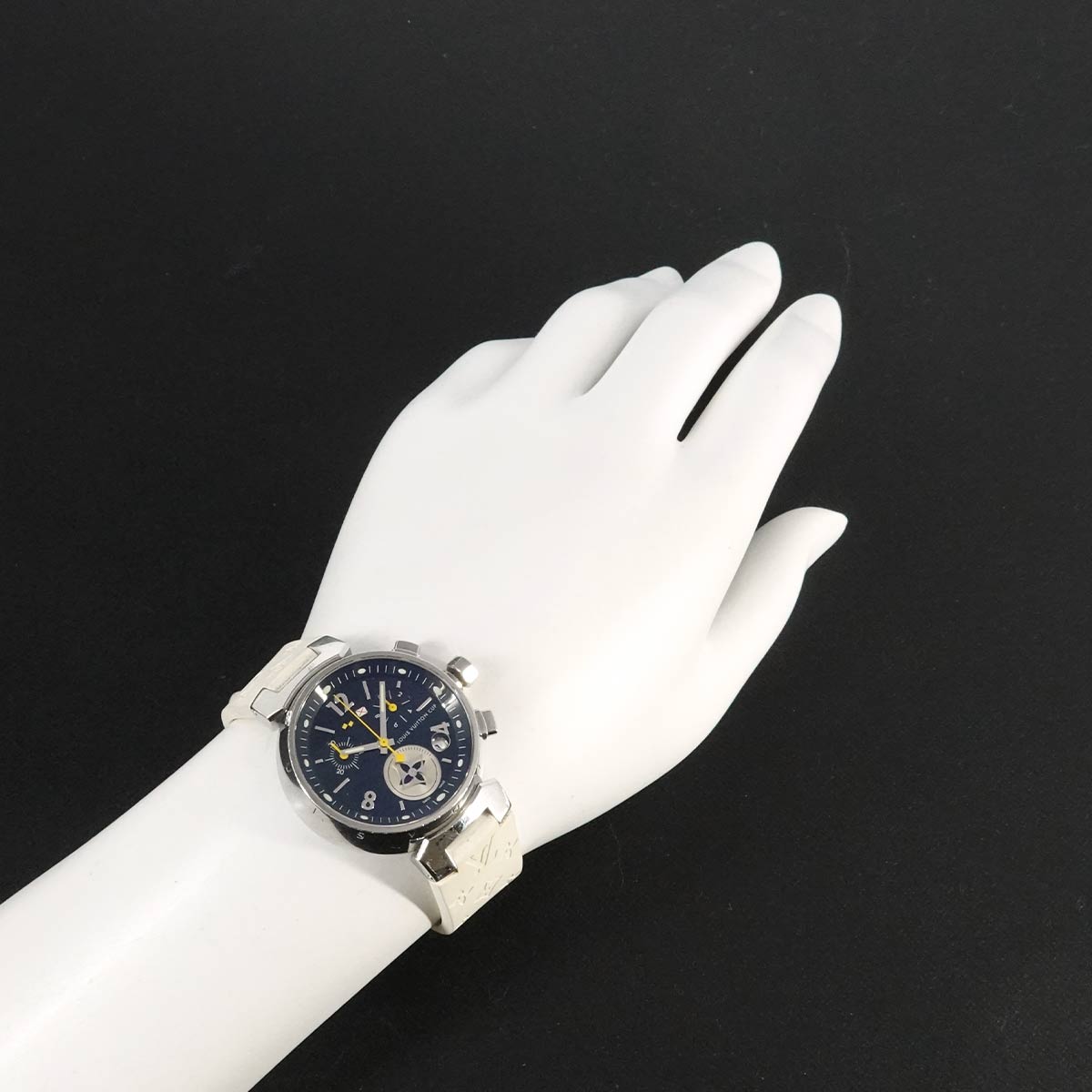 Tambour Lovely Cup Q132G Black Date Dial Ladies Watch