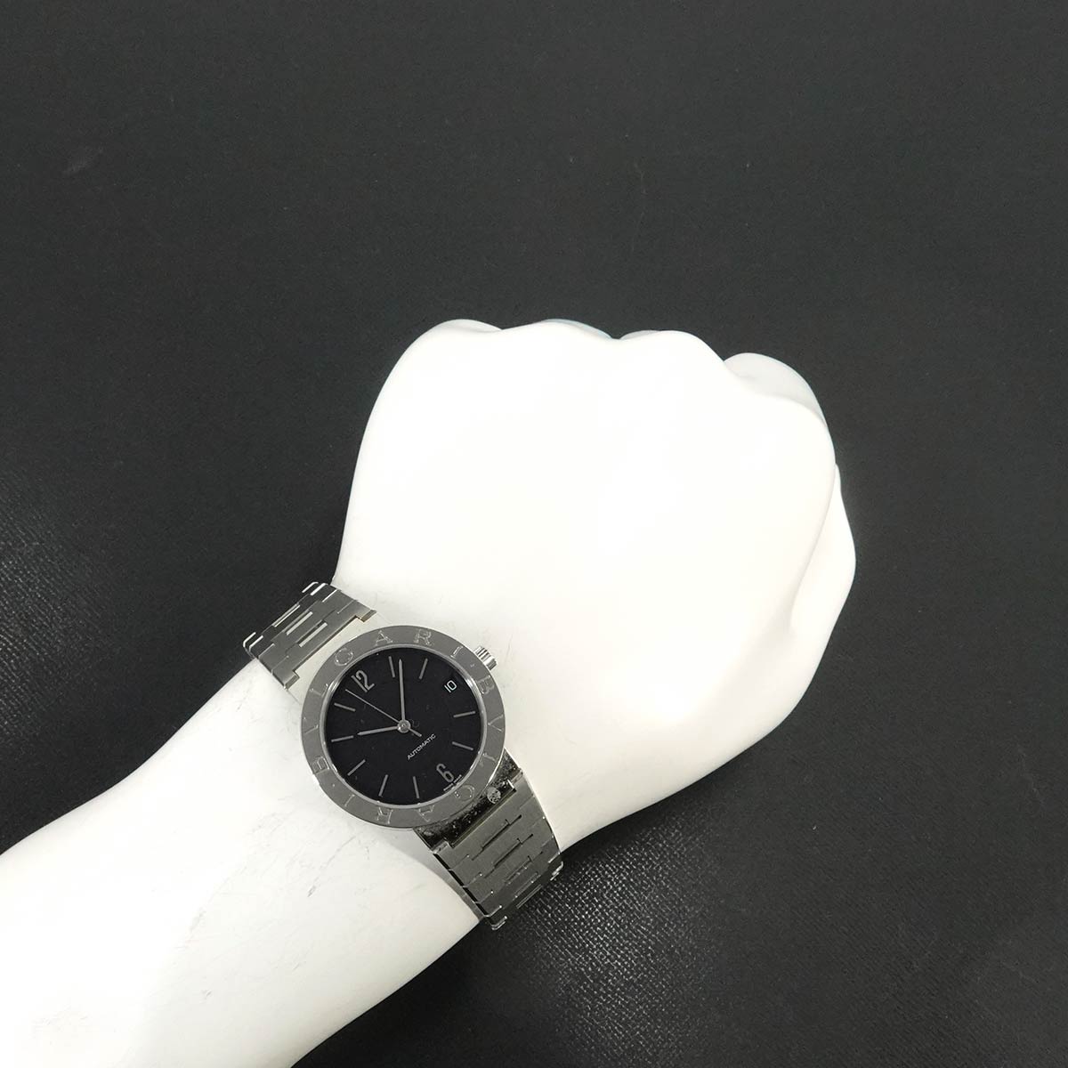 BVLGARIBVLGARI BB33SSAUTO Automatic Date Black Dial Boys