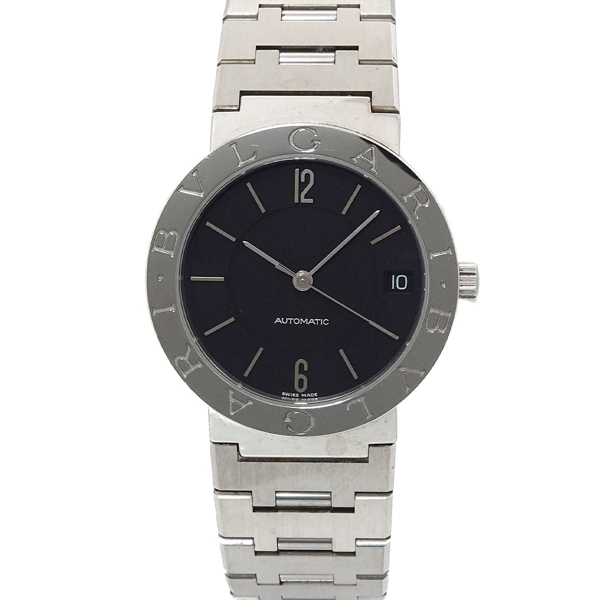 BVLGARIBVLGARI BB33SSAUTO Automatic Date Black Dial Boys