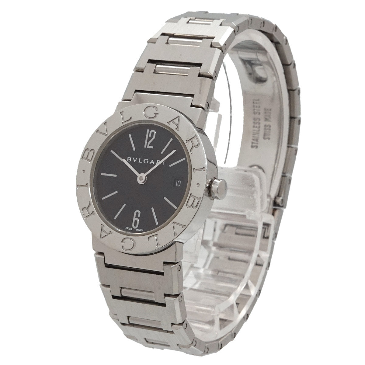 BVLGARIBVLGARI BB26SSD Date Quartz Black Dial Ladies Watch