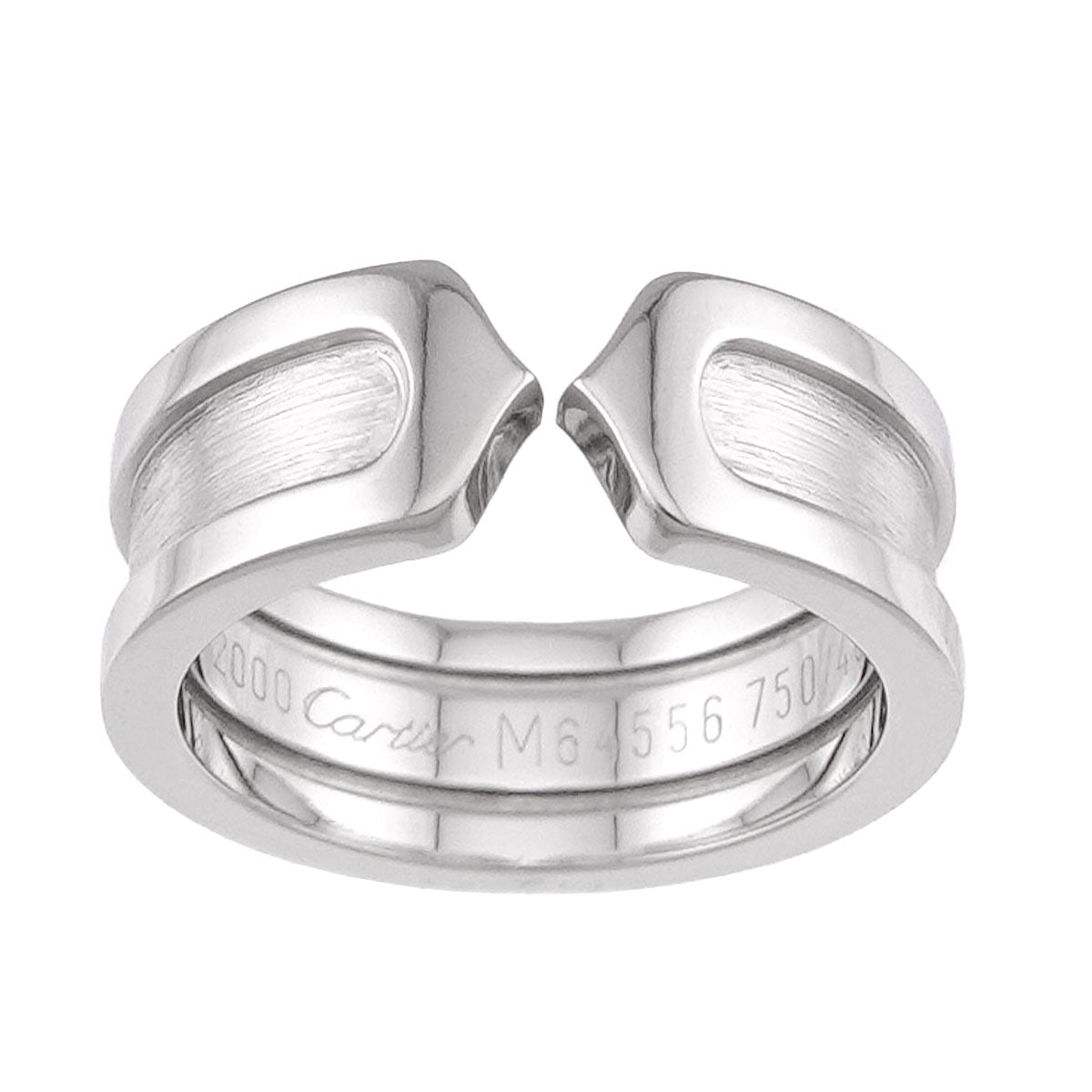 C2 SM Ring 18K WG 750 Size48 4.5(US)