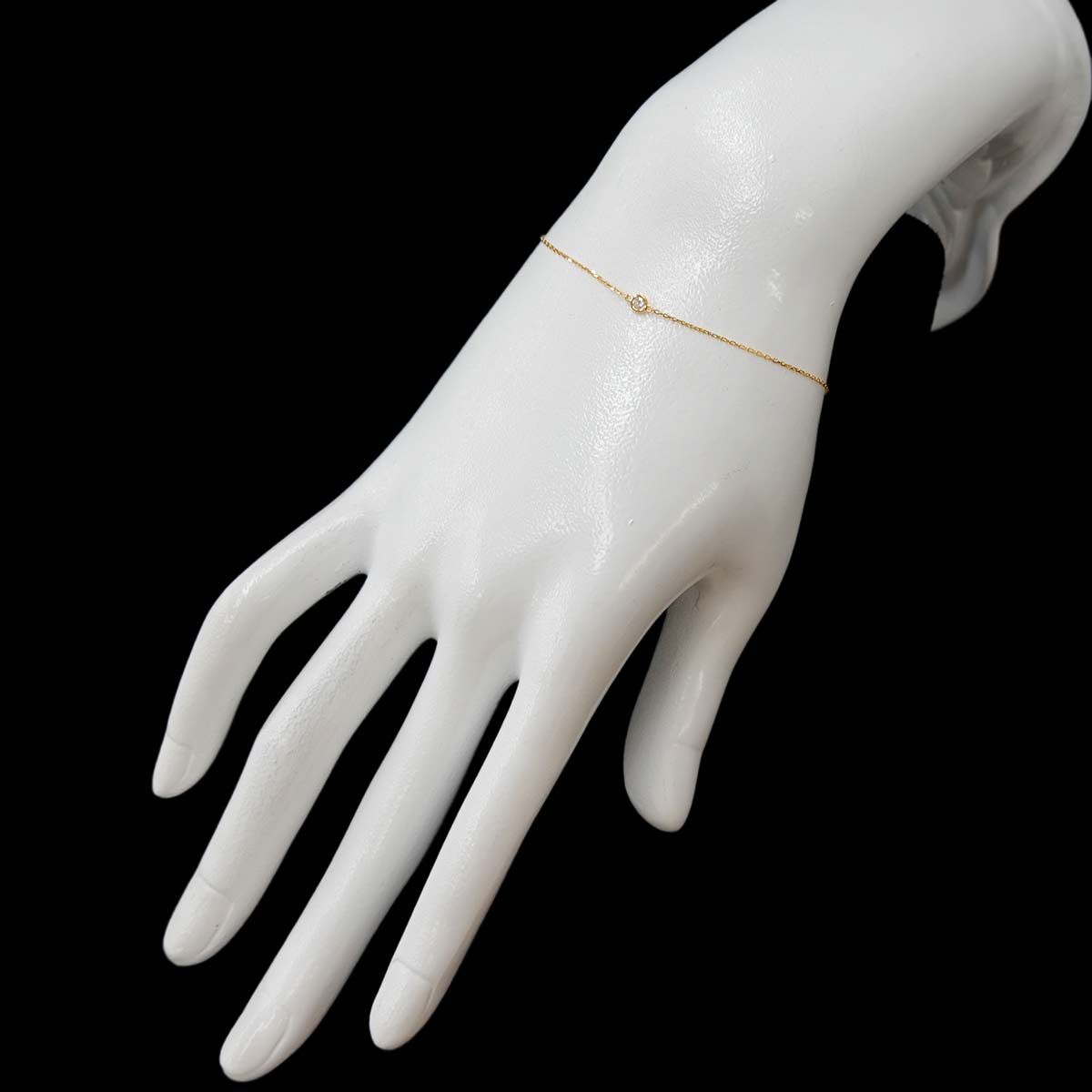 Diamond 0.06ct Bracelet 18K Yellow Gold 750