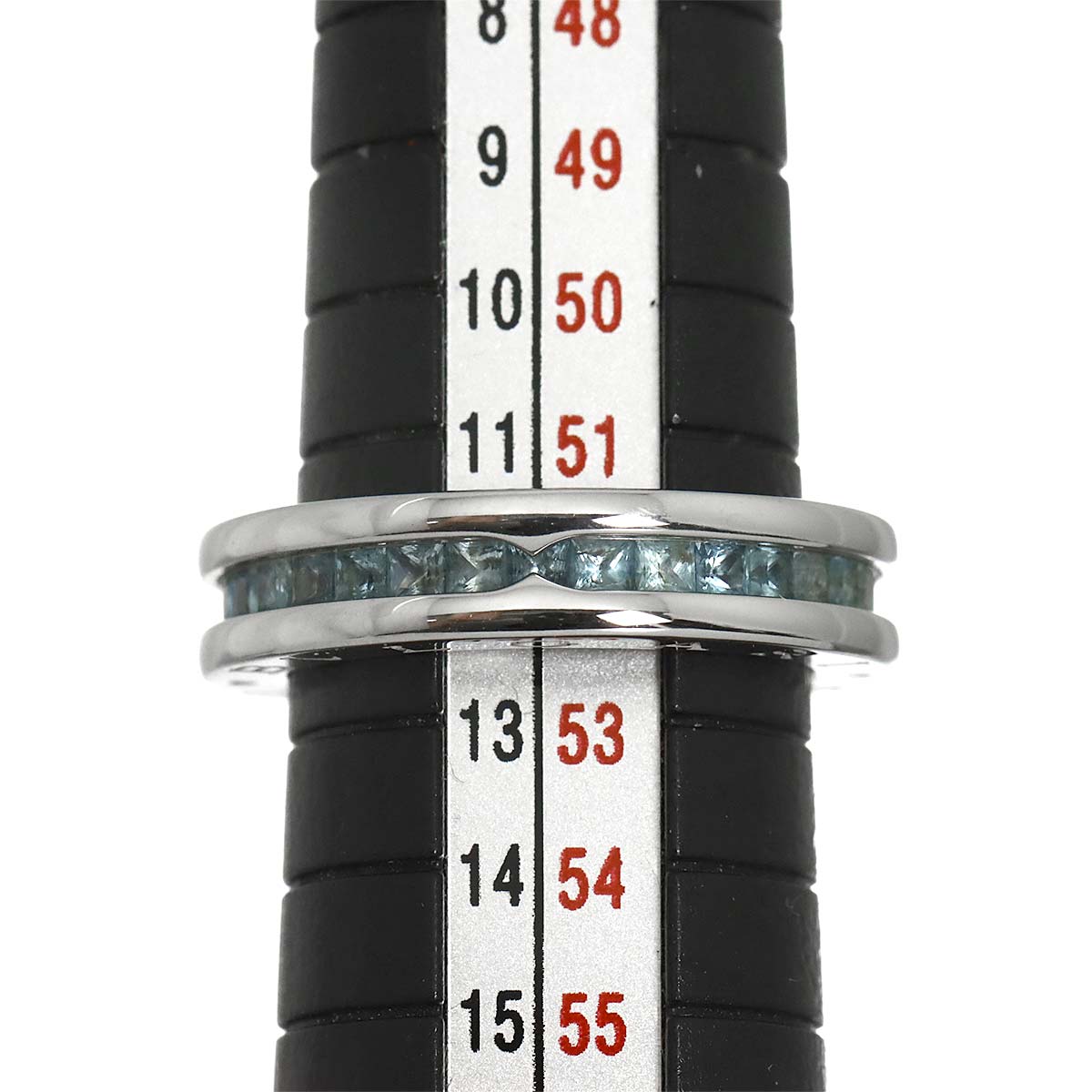 B-ZERO1 1 BAND Topaz Ring 18K White Gold 750 Size52 6(US)
