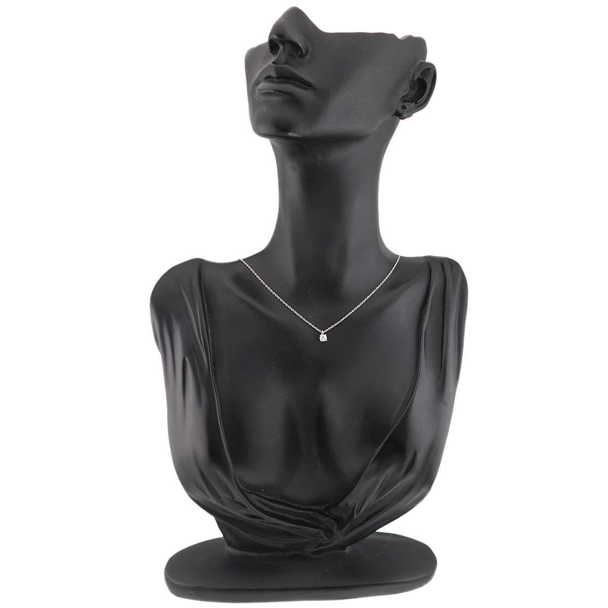 Solitaire Diamond Necklace Platinum