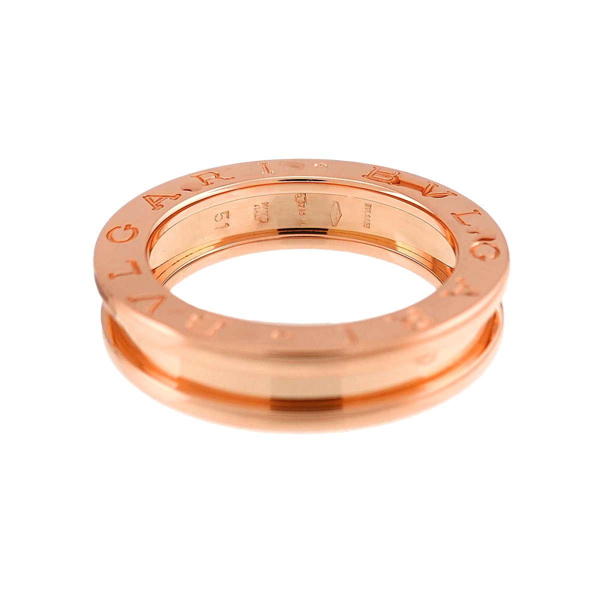 B-ZERO1 1Band Ring 18K Pink Gold 750 Size51 5.5-5.75(US)