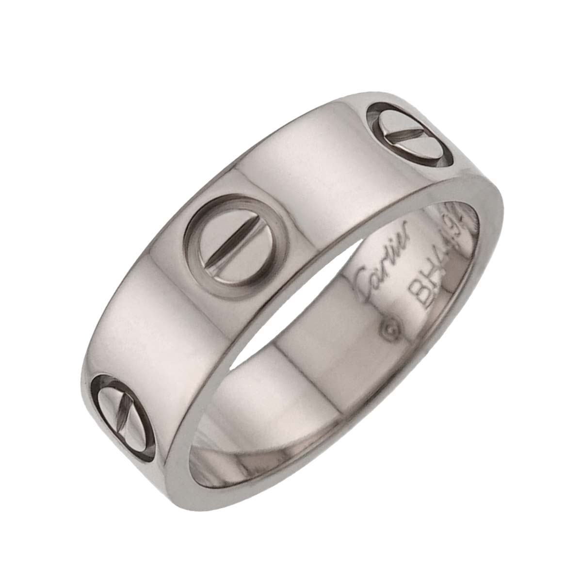 Love Ring 18K White Gold 750 size49 4.5-4.75(US)