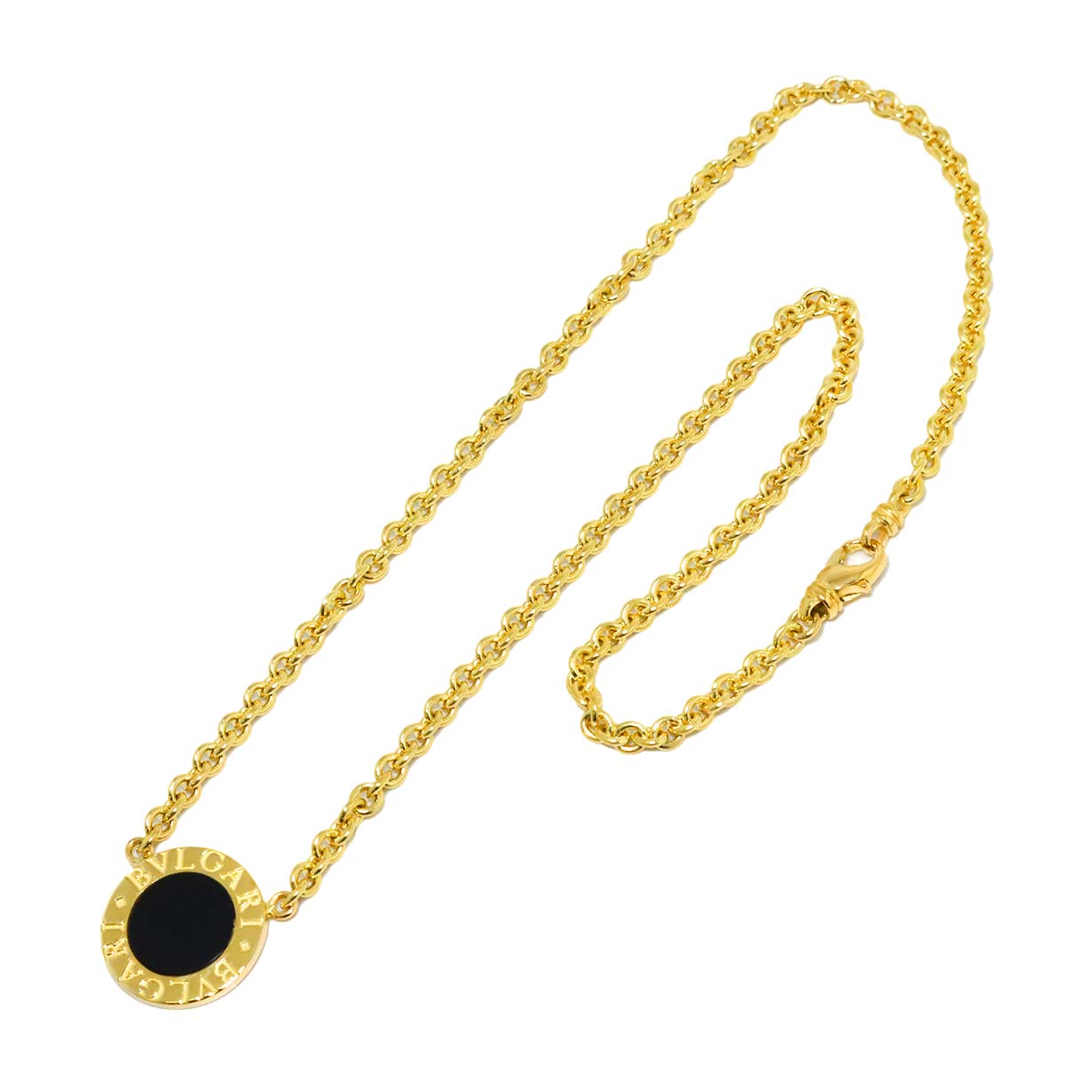 BVLGARIBVLGARI Onyx Necklace 18K YG 750