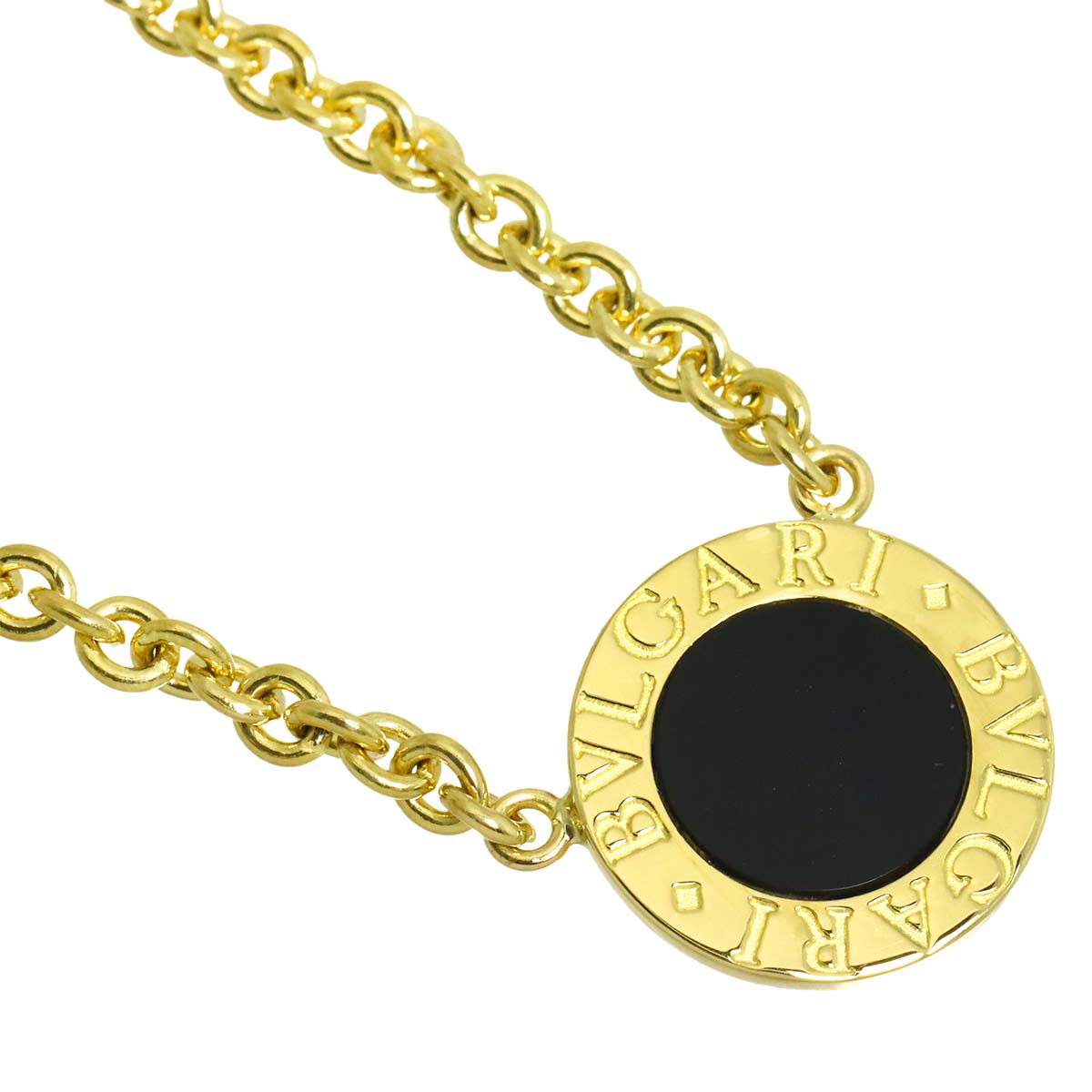 BVLGARIBVLGARI Onyx Necklace 18K YG 750