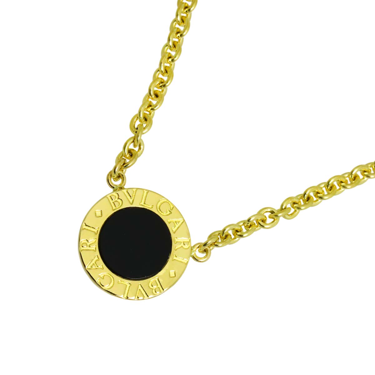 BVLGARIBVLGARI Onyx Necklace 18K YG 750