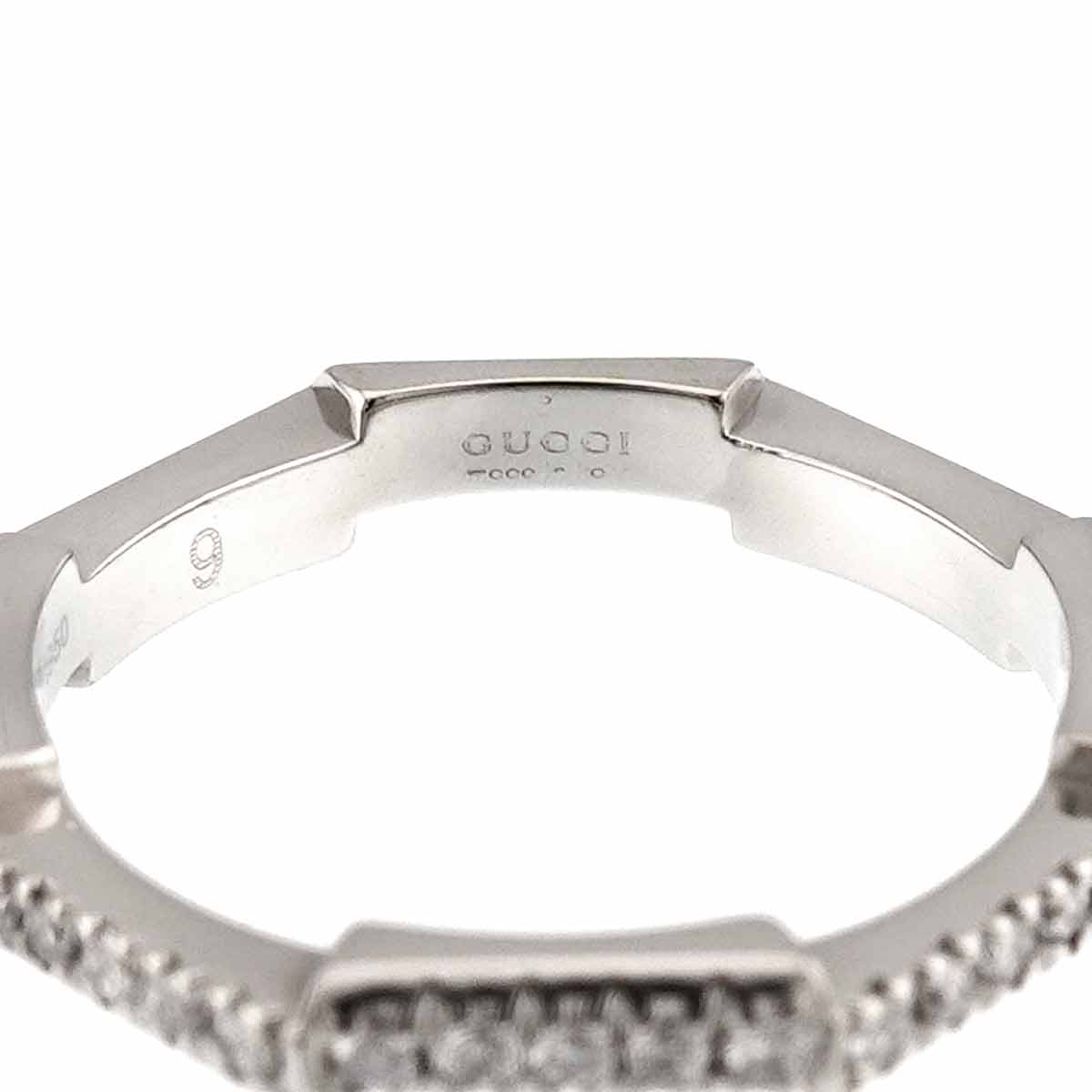 Link to Love Diamond Ring Pt Platinum Size9 4.5-4.75(US)