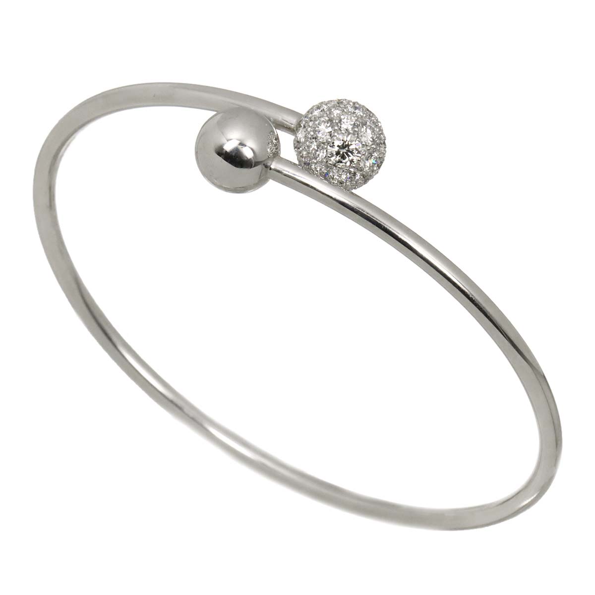 HardWear Ball Pave Diamond Bracelet 18K WG 750