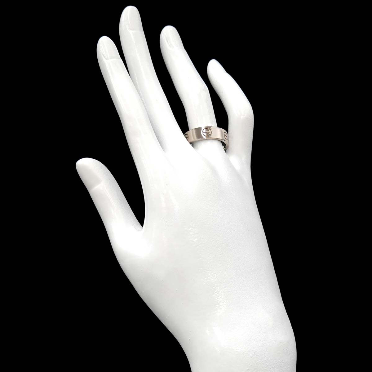 Love Ring 18K White Gold 750 size59 8.25-8.75(US)
