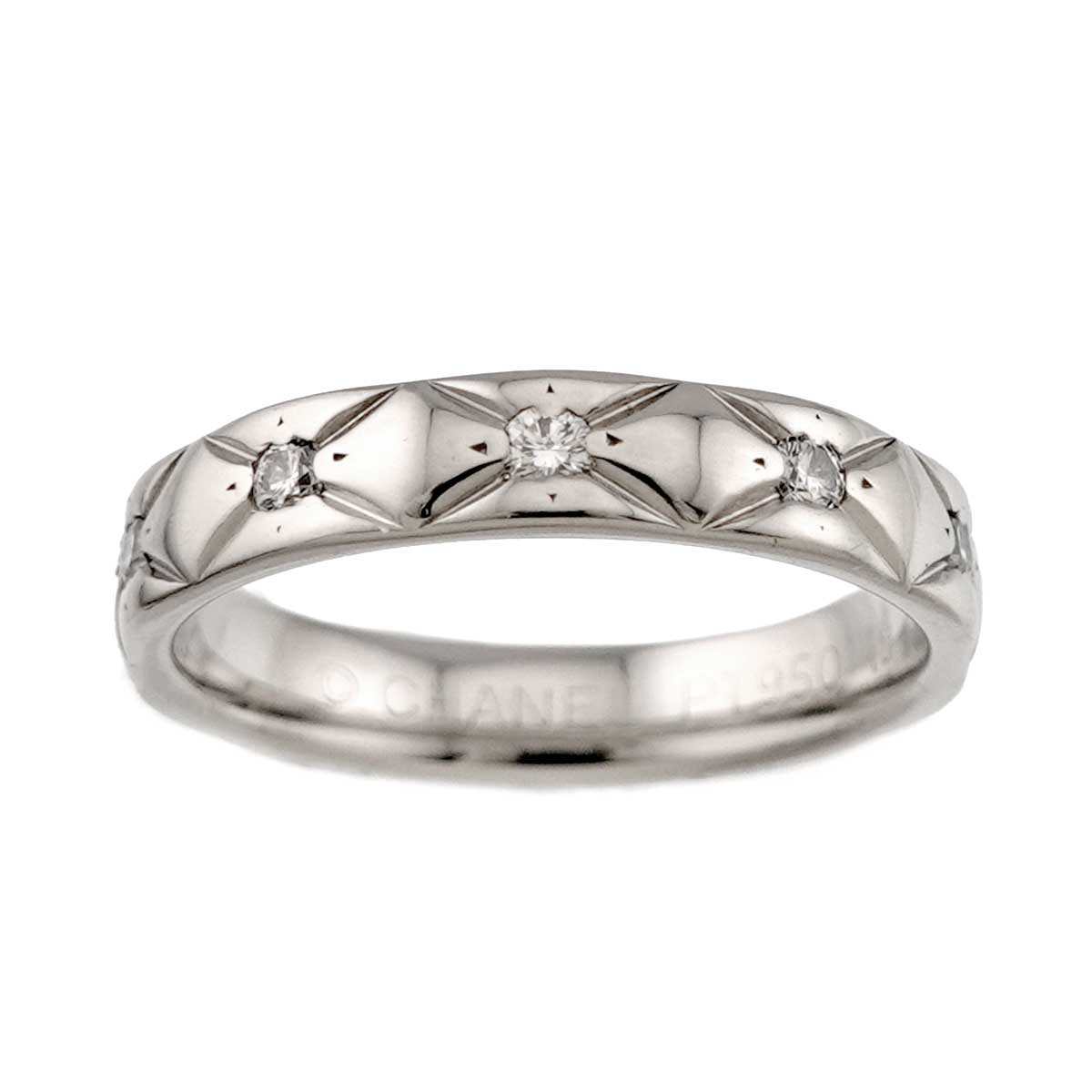 Coco Crush SM Diamond Ring Pt Platinum size49 4.75-5(US)