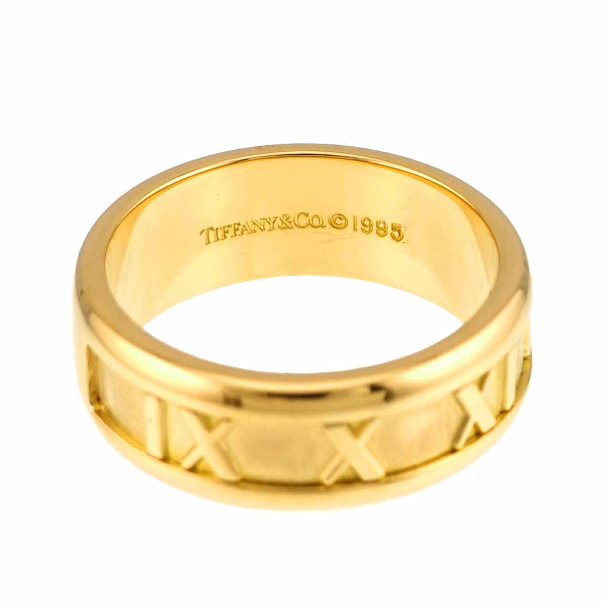 Atlas Ring 18K K18 YG 750 size6.25-6.5(US)