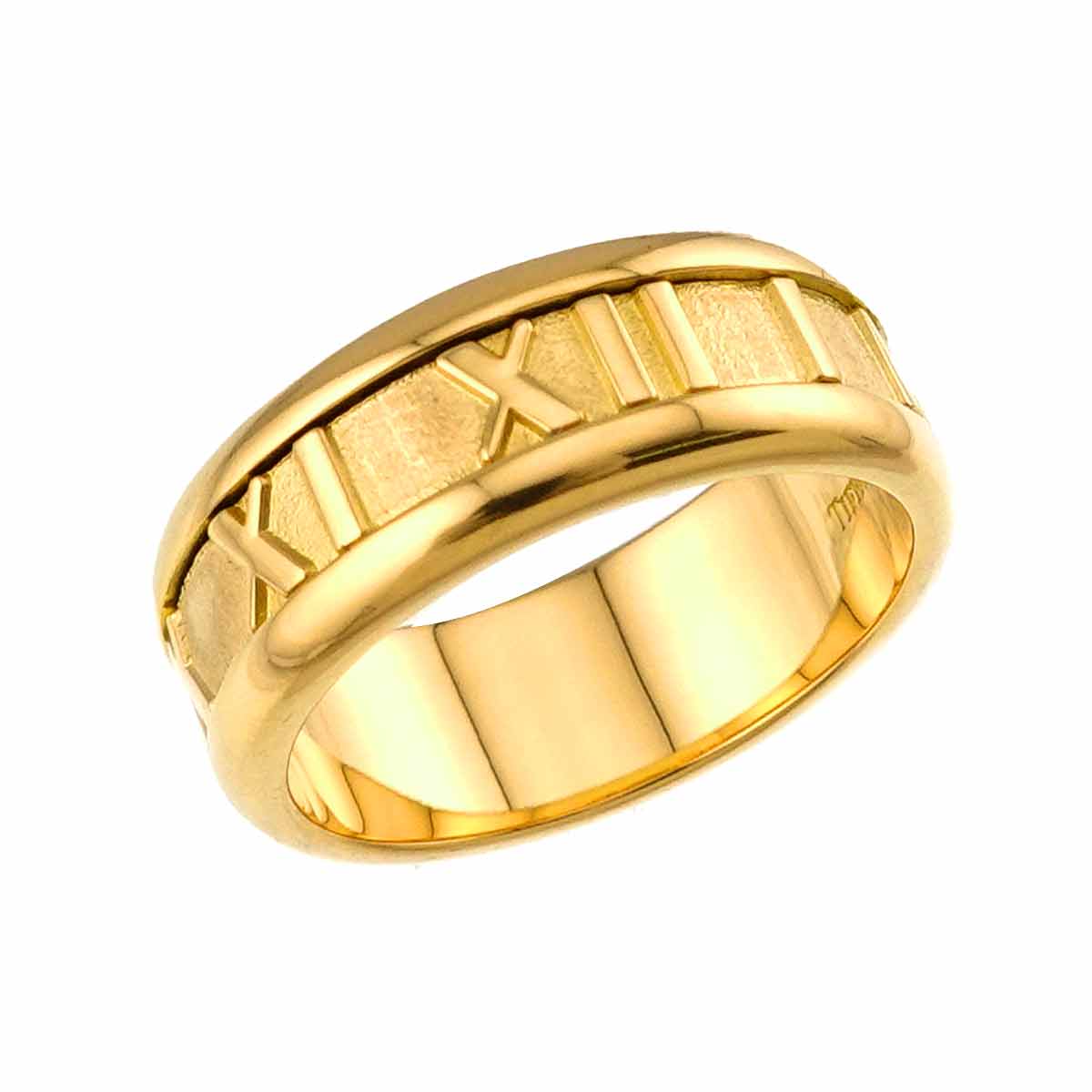 Atlas Ring 18K K18 YG 750 size6.25-6.5(US)