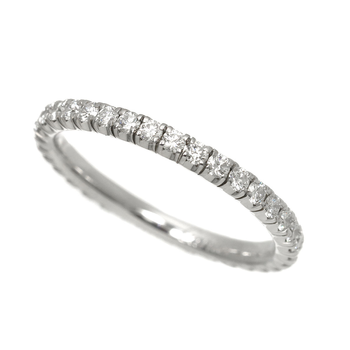 ETINCELLE Full Diamond Ring 18K WG 750 size49 4.75-5(US)