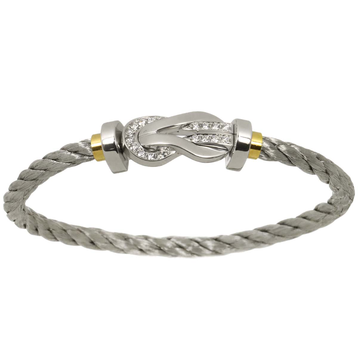 Chance Infini Diamond Bracelet LM 18K WG YG 750 Steel size16