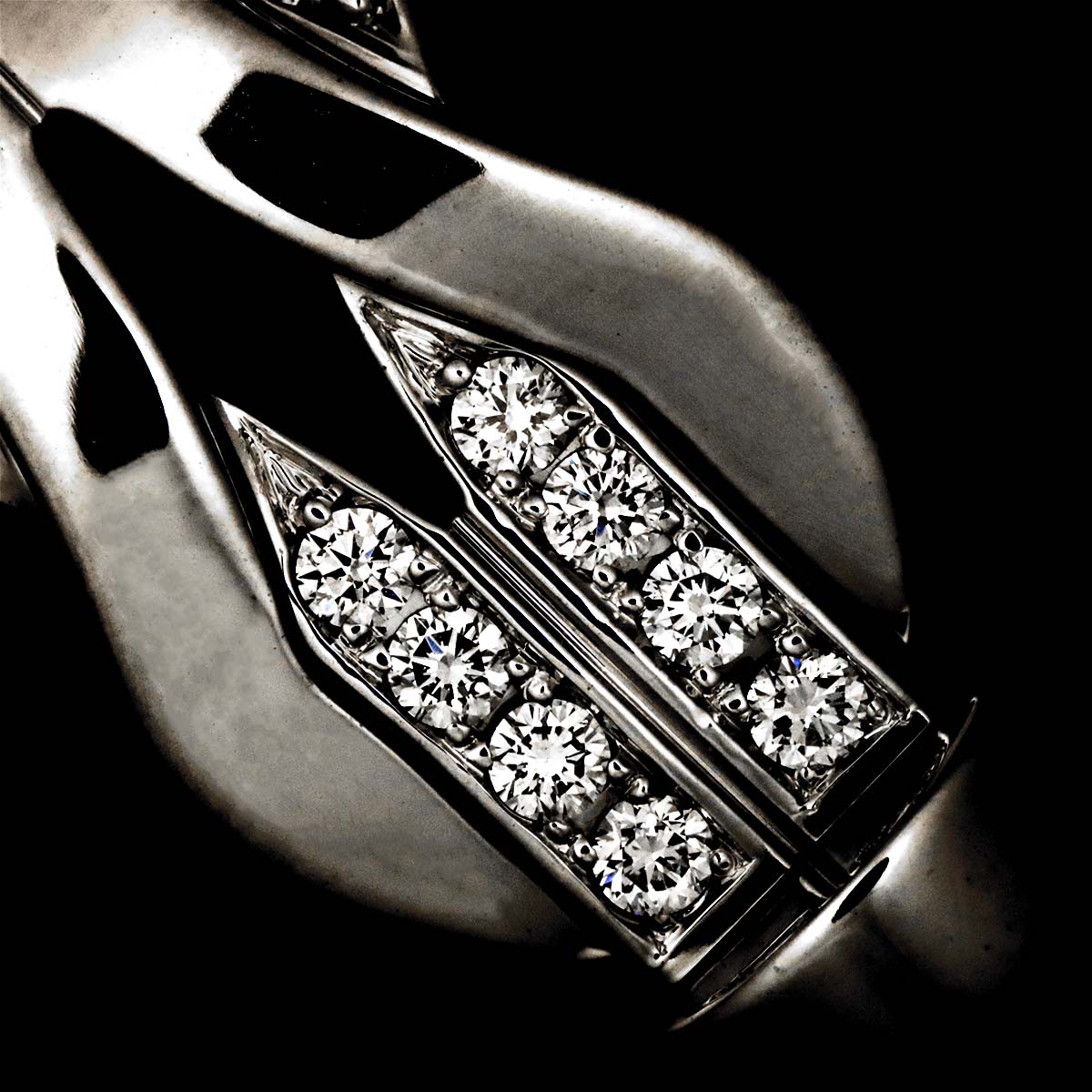 Chance Infini Diamond Bracelet LM 18K WG YG 750 Steel size16