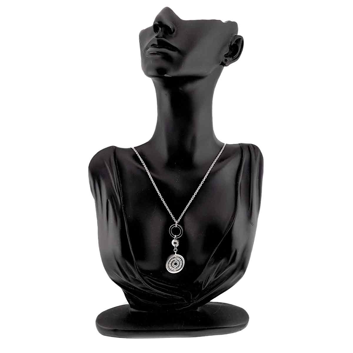 Astrale Cerchi Necklace 18K White Gold 750