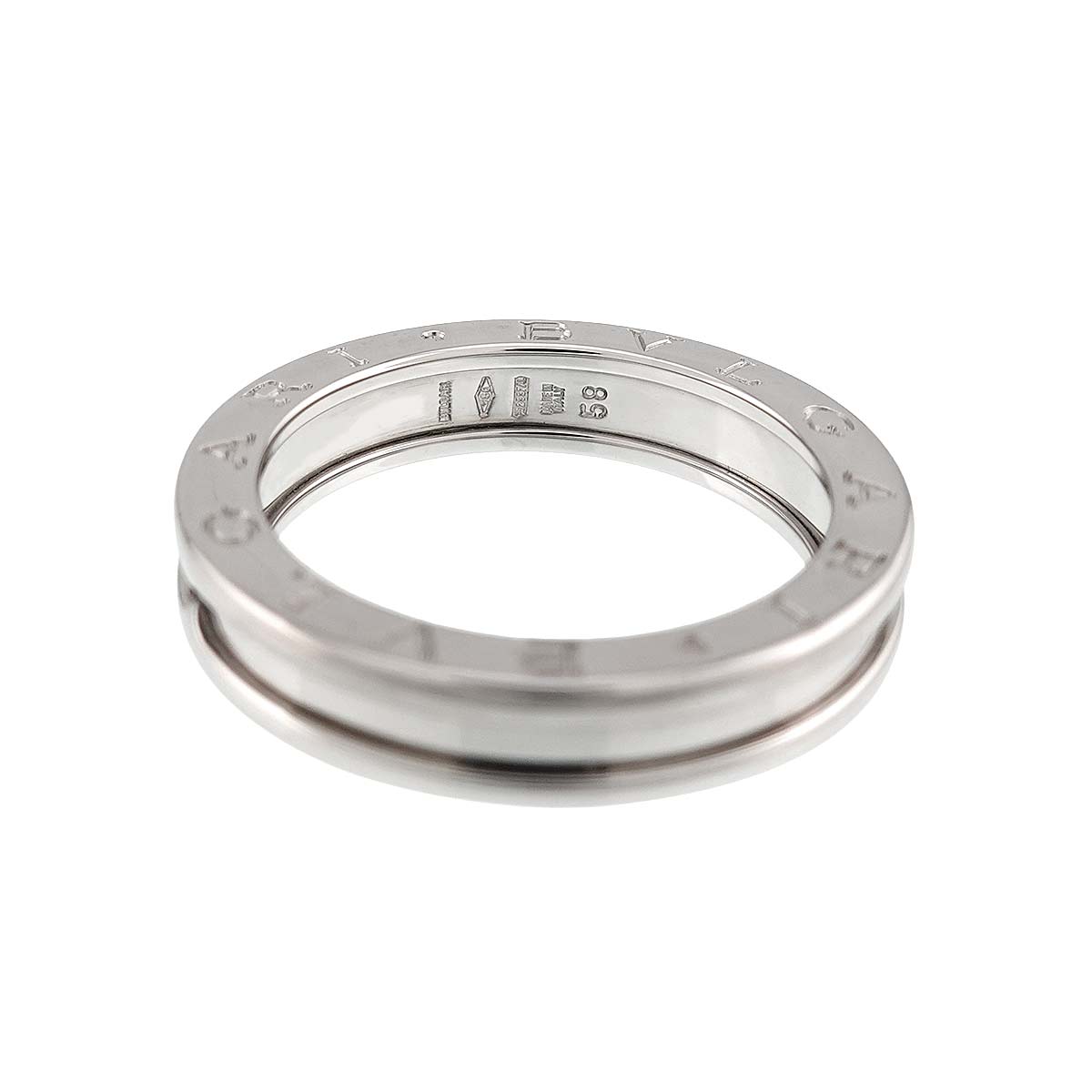 B-zero1 1Band Ring 18K WG 750 size69 8-8.25(US)