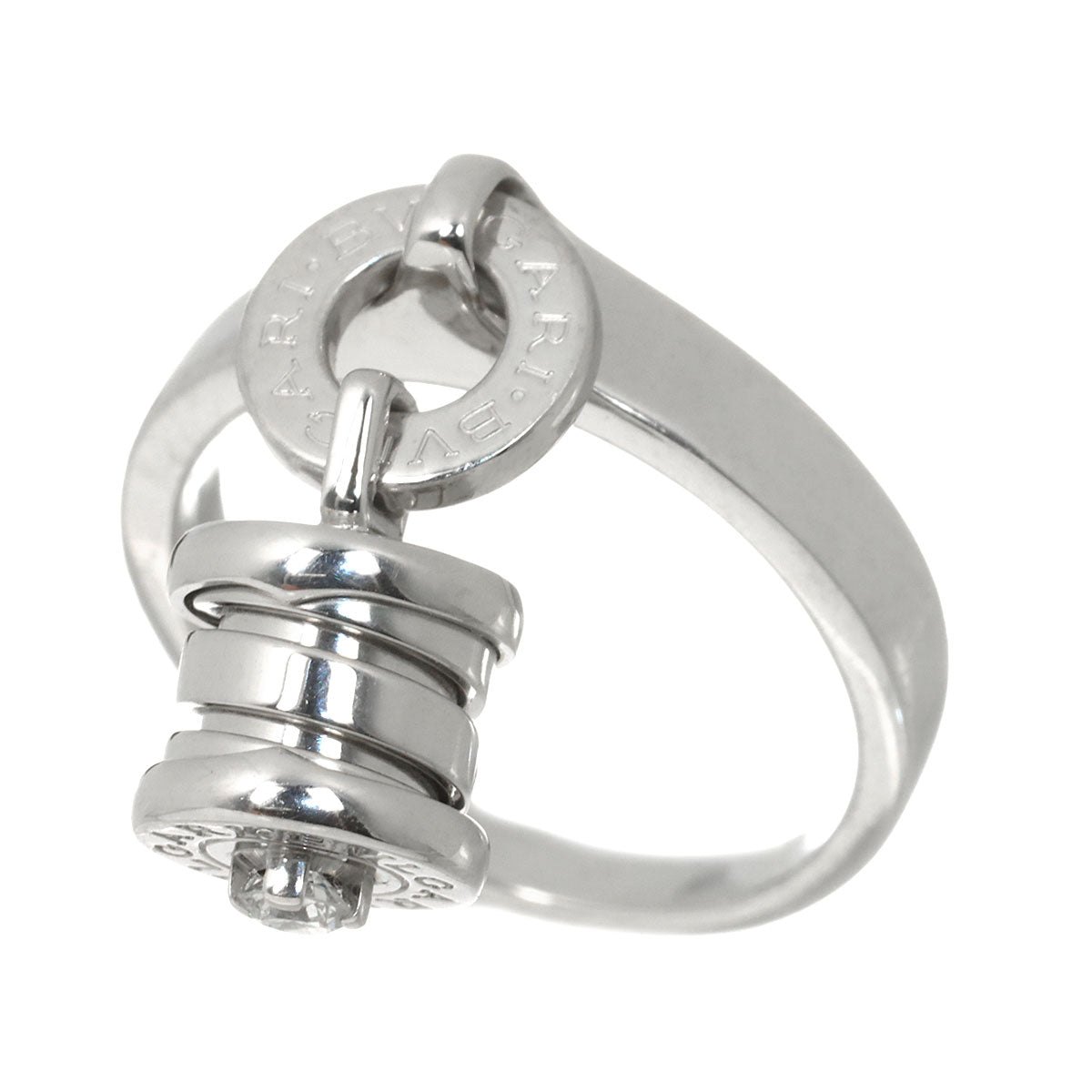 B-ZERO1 Element Diamond Ring 18K WG 750 size6(US)