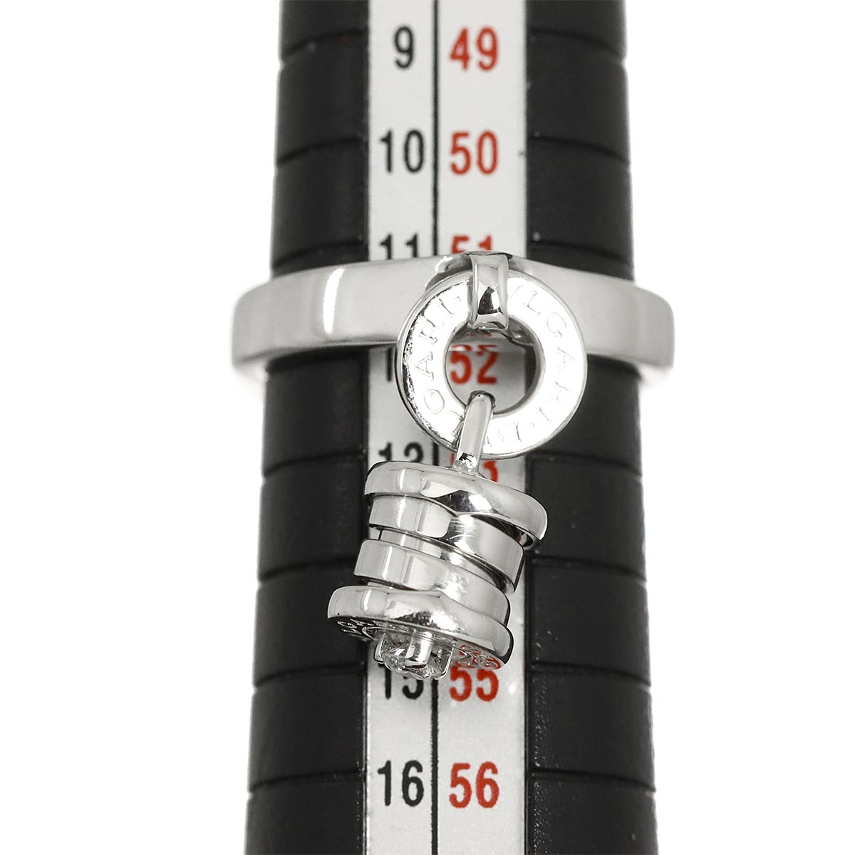B-ZERO1 Element Diamond Ring 18K WG 750 size6(US)
