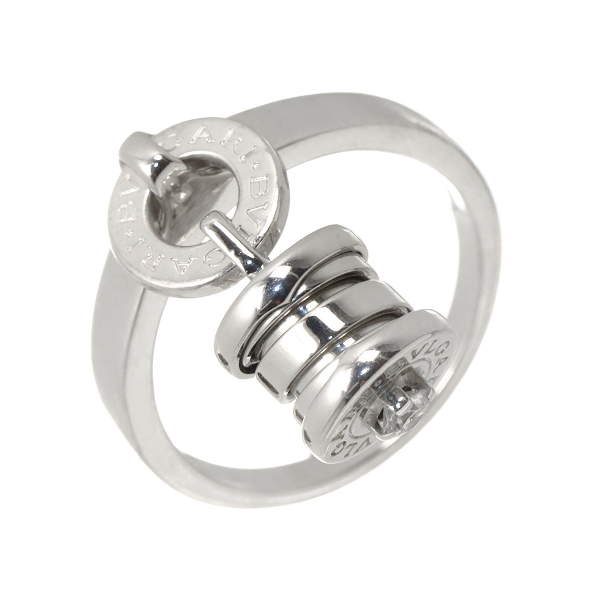 B-ZERO1 Element Diamond Ring 18K WG 750 size6(US)