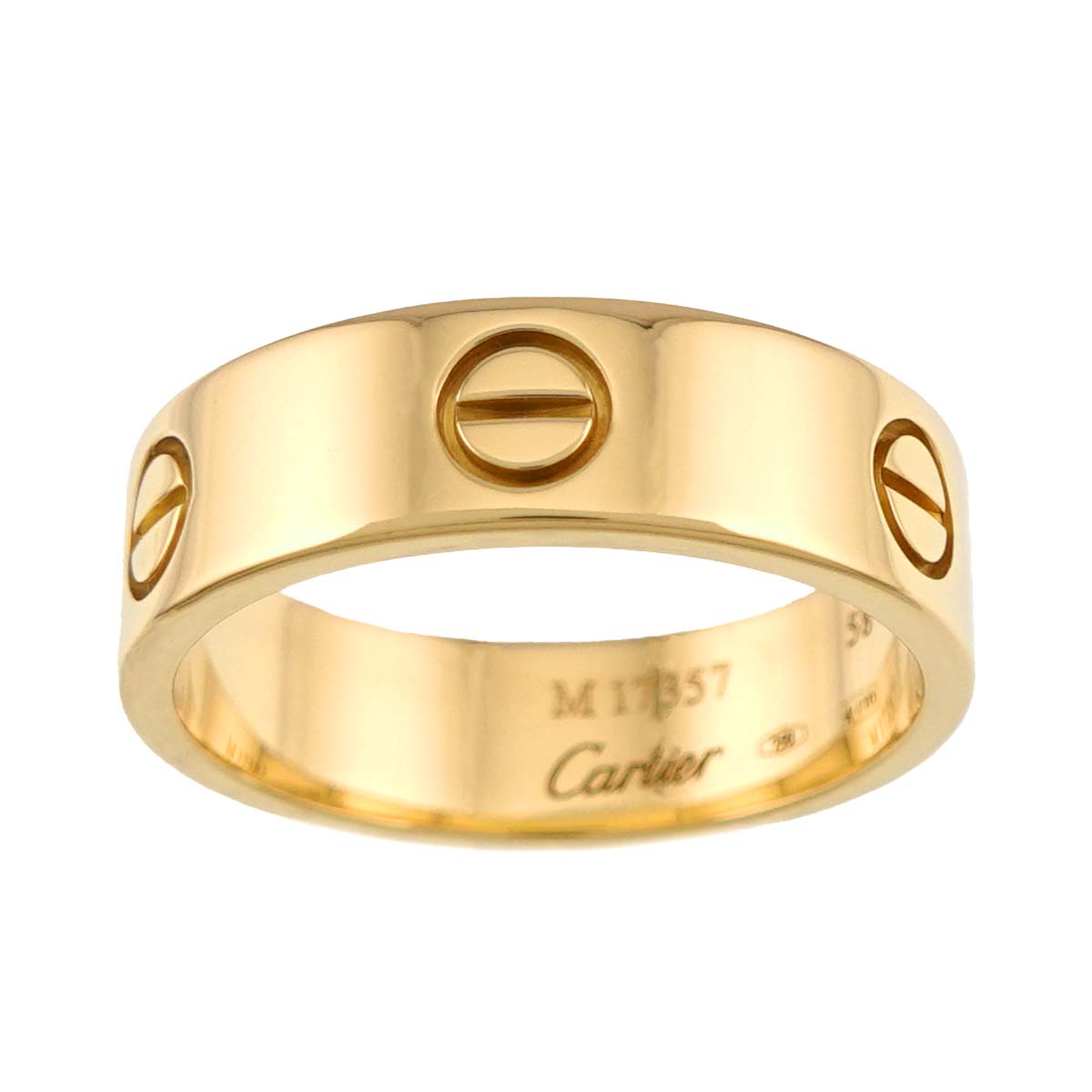 Love Ring 18K Yellow Gold 750 size58 7.75-8(US)