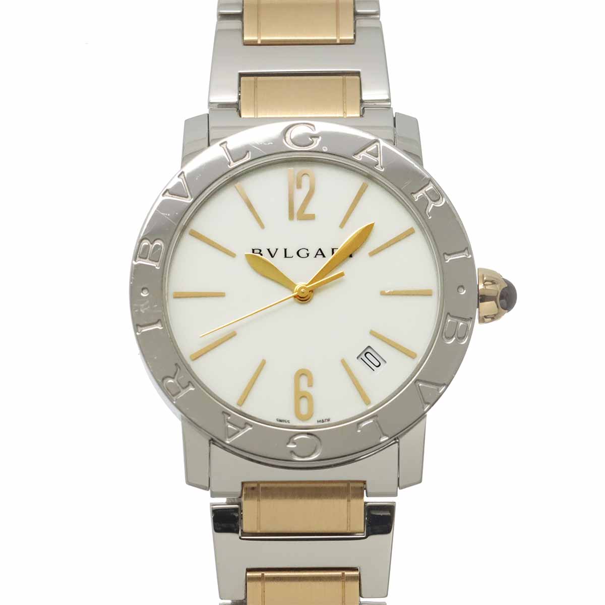 BVLGARIBVLGARI BBL37S Combination White Dial 750 Pink Gold