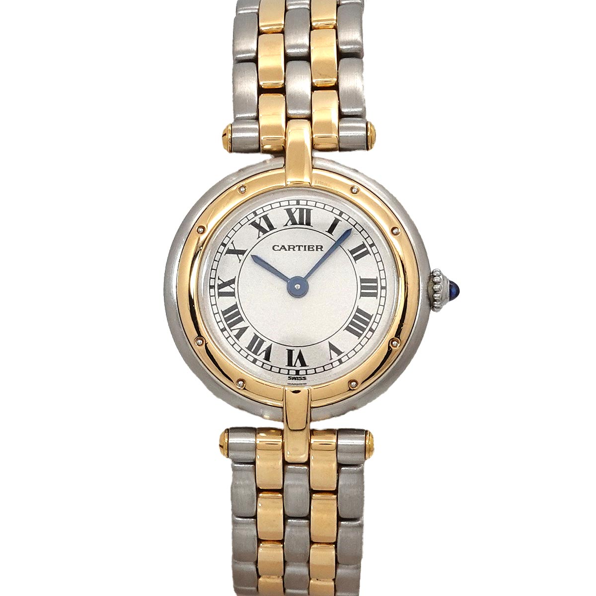 Panthere Vendome Two Row SM 84084242 K18YG Quartz Cream Dial