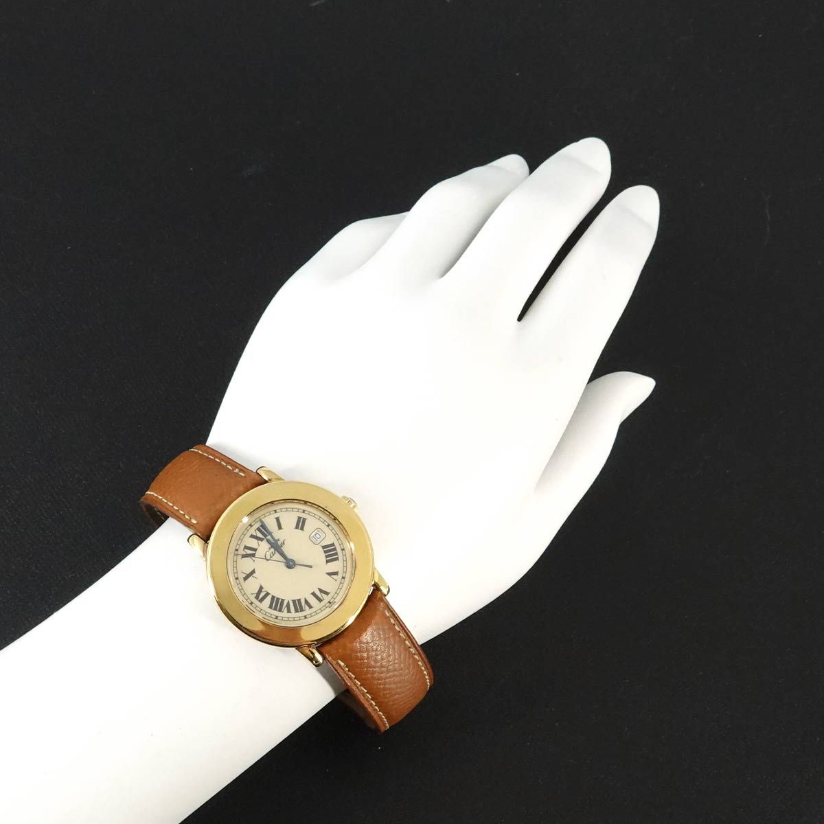 Must Ronde W1006822 Date Quartz cream Dial Ladies Watch
