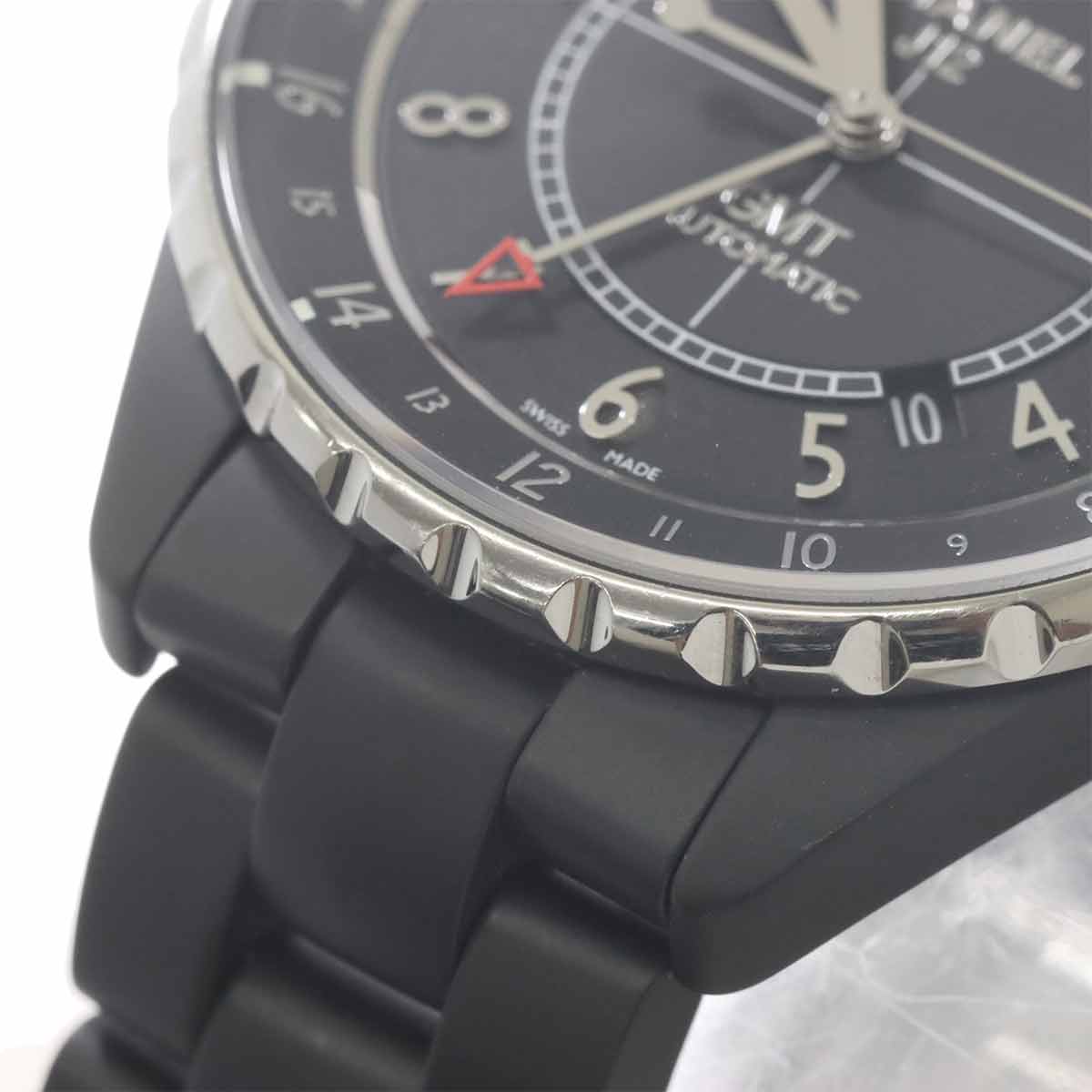 J12 GMT 41mm H3101 Mens Watch Date Black Ceramic Automatic