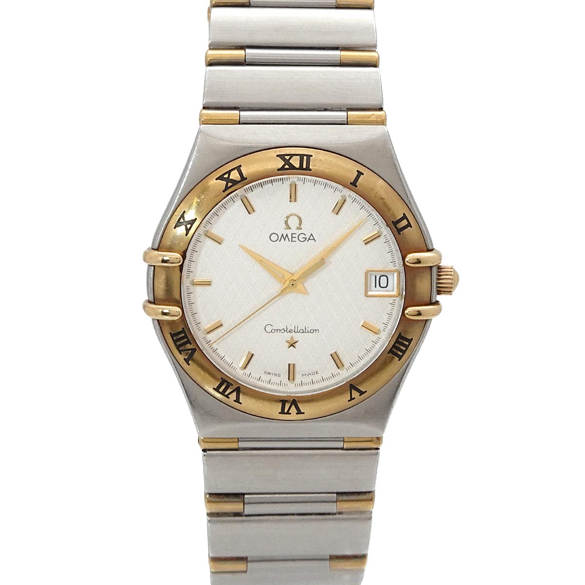 Constellation 1312 30 Quartz Silver Dial SS YG Watch