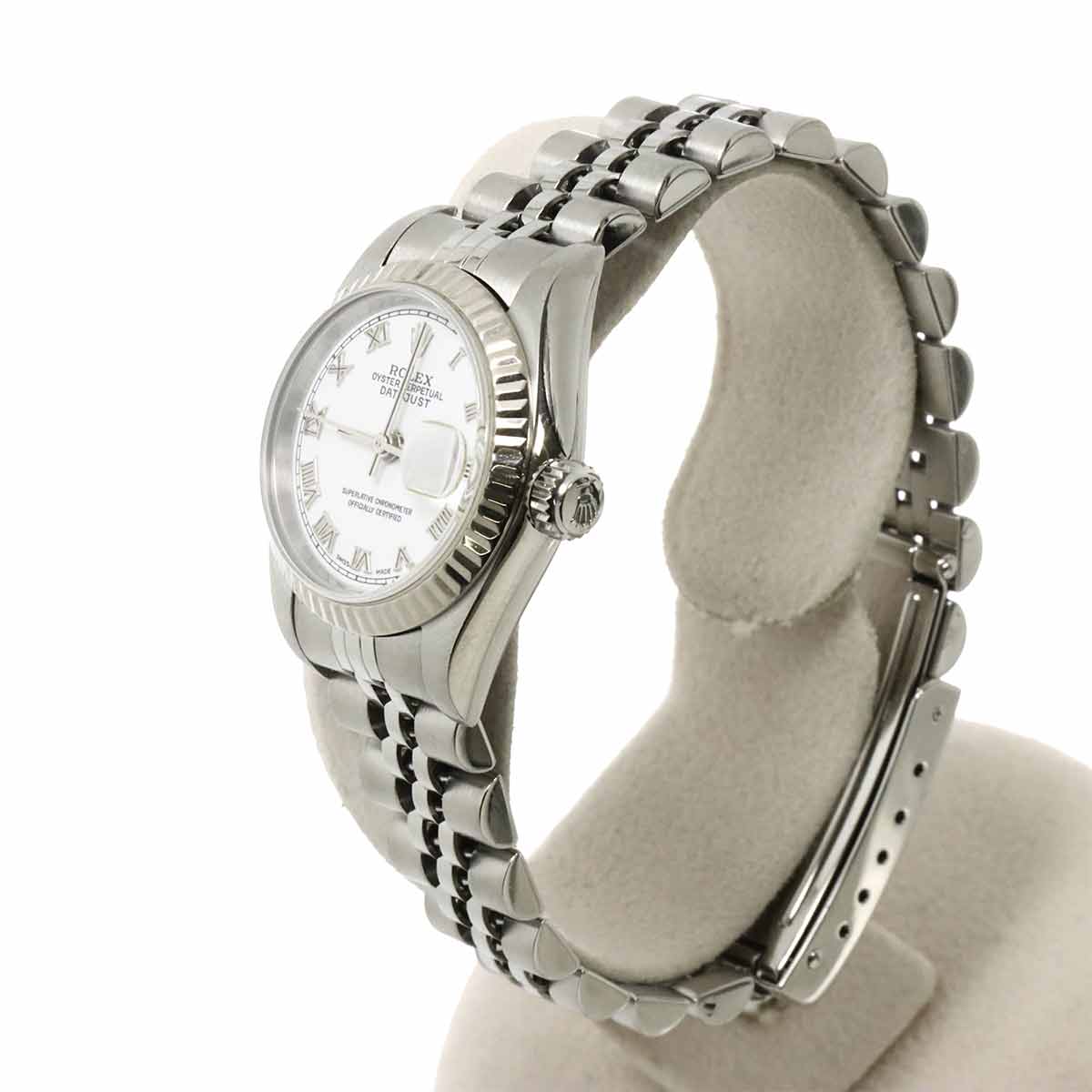 Datejust 79174 Serial K 750 WG White Dial Automatic Ladies Watch