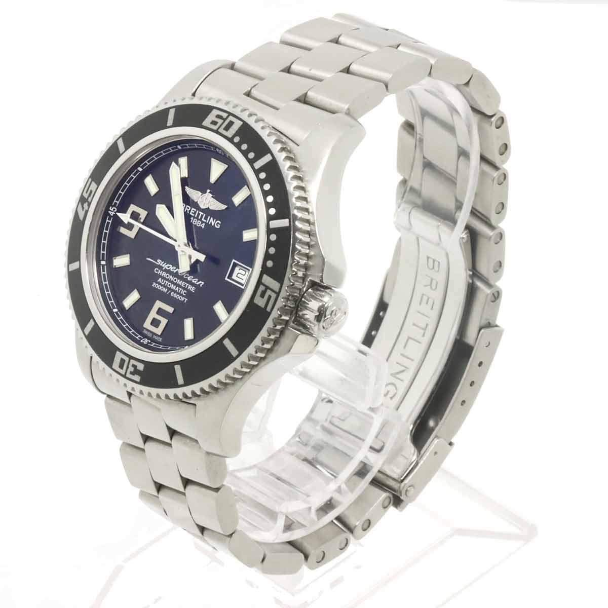 Super Ocen 44 A17391 Black Dial Automatic Mens Watch