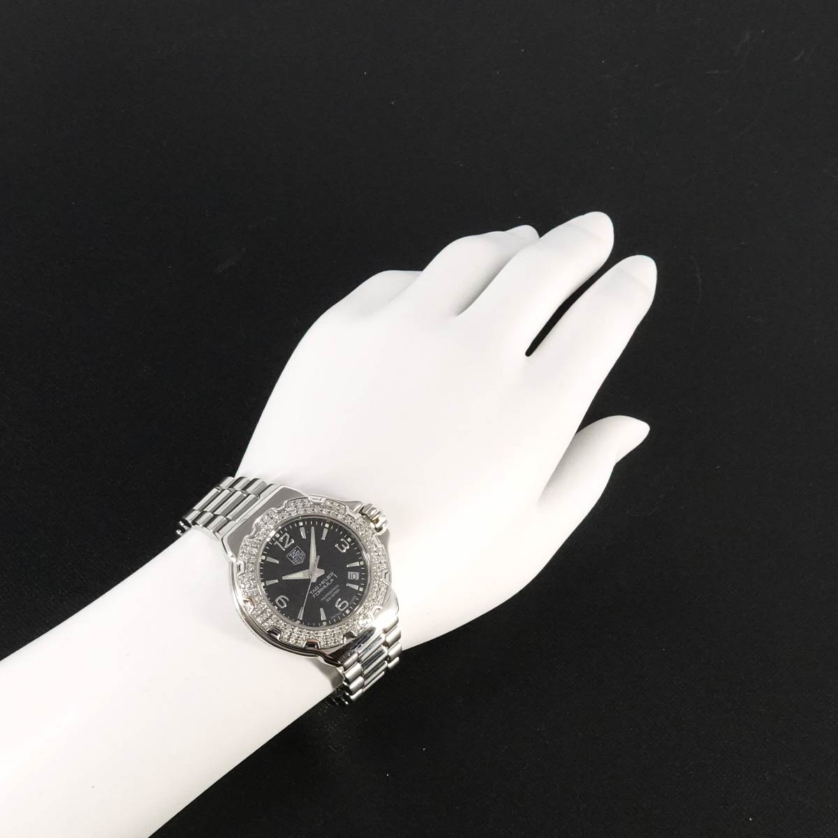 Formula 1 WAC1214 Diamond Black Dial Ladies Watch