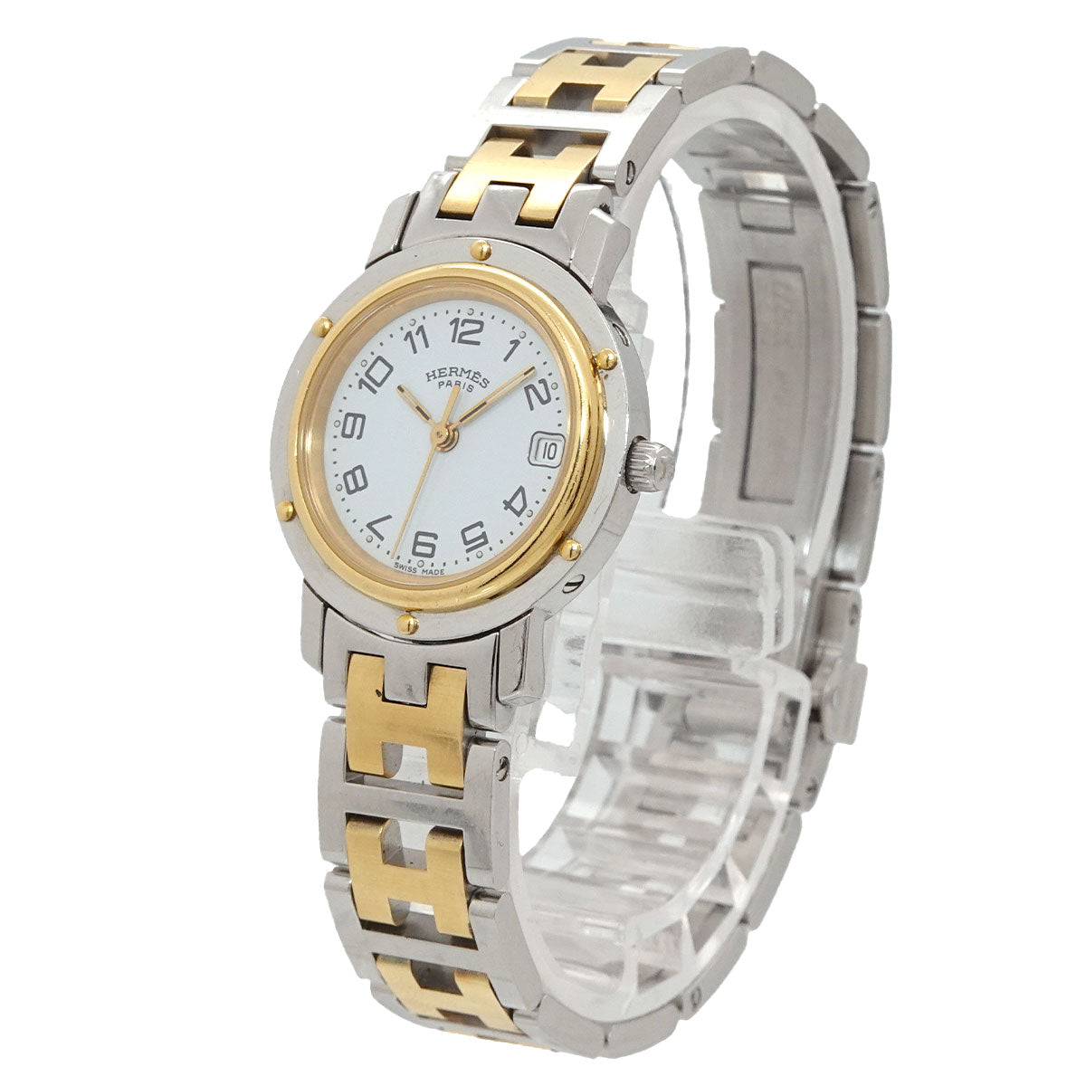 Clipper CL4 220 Quartz Date White Dial Ladies Watch