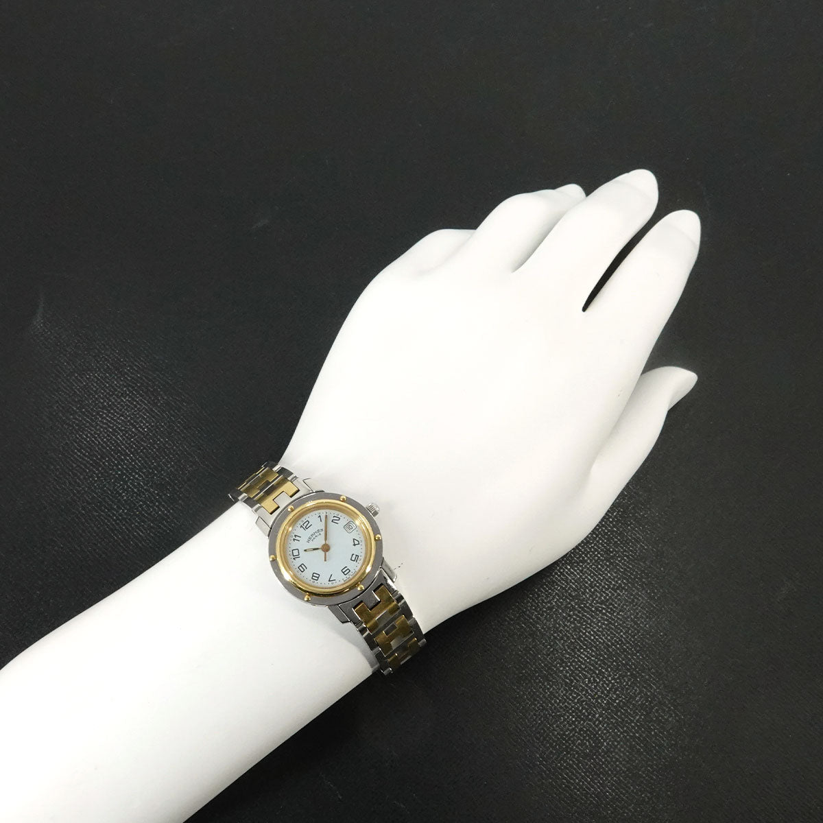 Clipper CL4 220 Quartz Date White Dial Ladies Watch