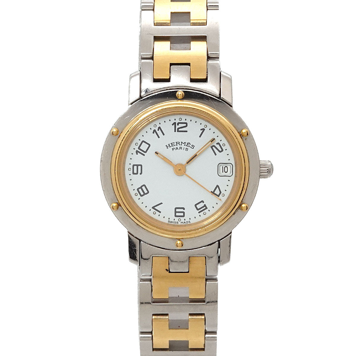 Clipper CL4 220 Quartz Date White Dial Ladies Watch