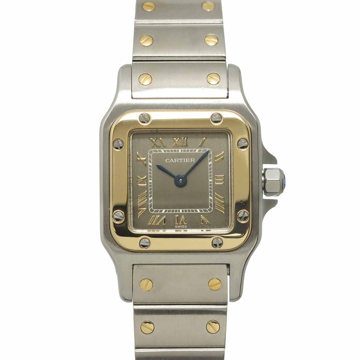 Santos Galbee SM W20031C4 YG Gray Dial Ladies Watch