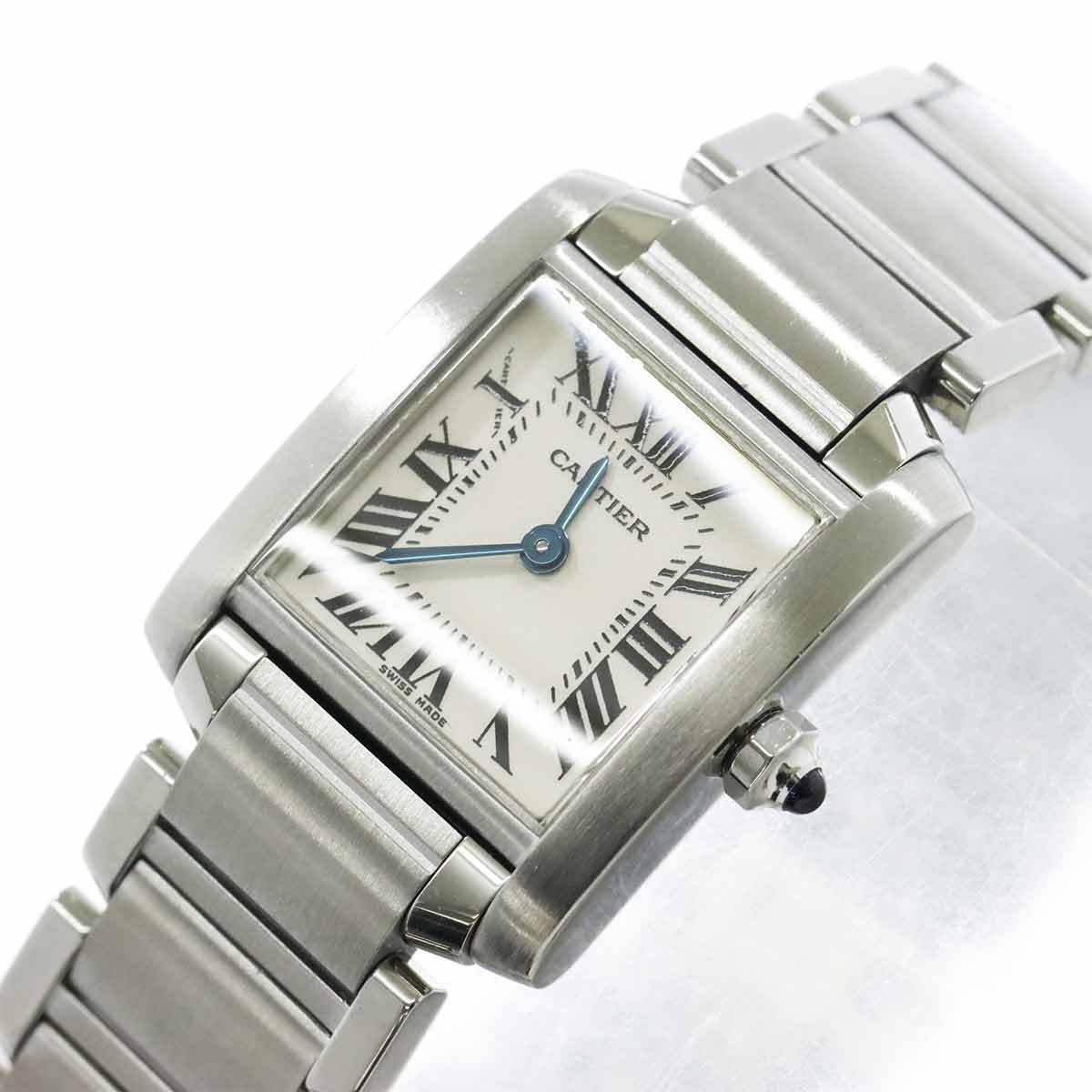 Tank Francaise SM W51008Q3 Quartz Cream Dial Ladies Watch