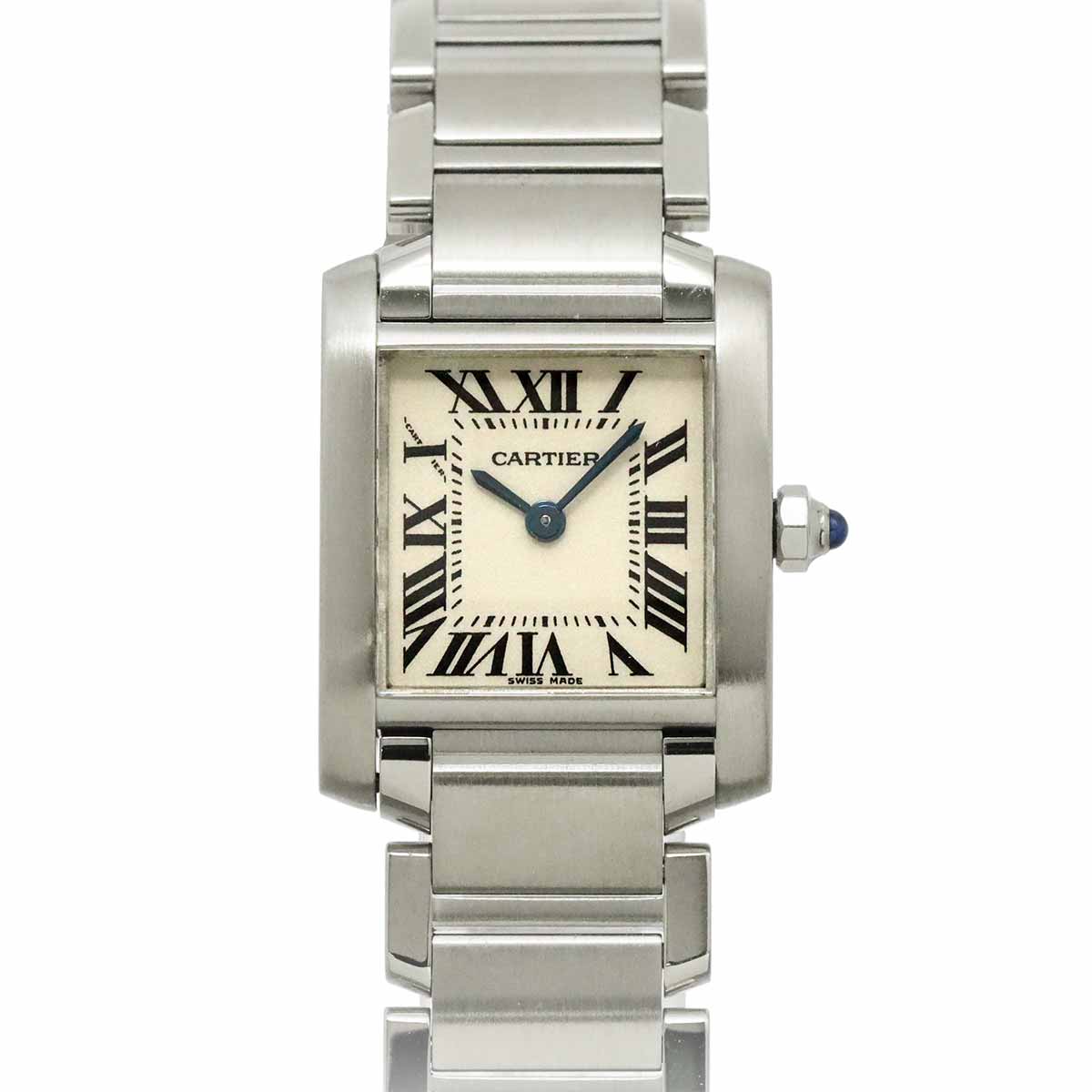 Tank Francaise SM W51008Q3 Quartz Cream Dial Ladies Watch