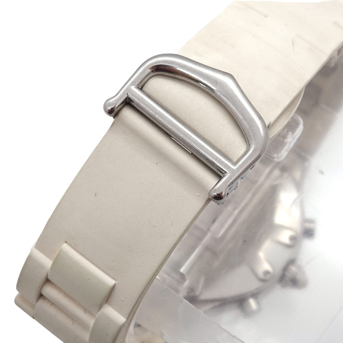 Must 21 Chronoscaph W10184U2 Date Quartz White Dial Mens