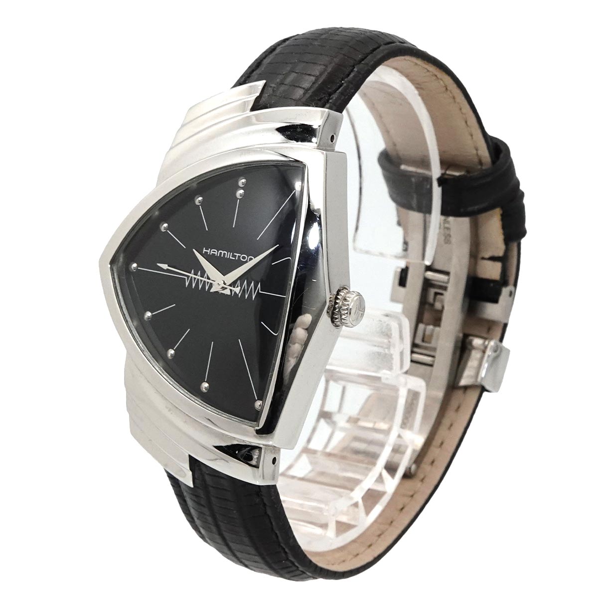 Ventura H244112 Quartz Black Dial Mens Watch