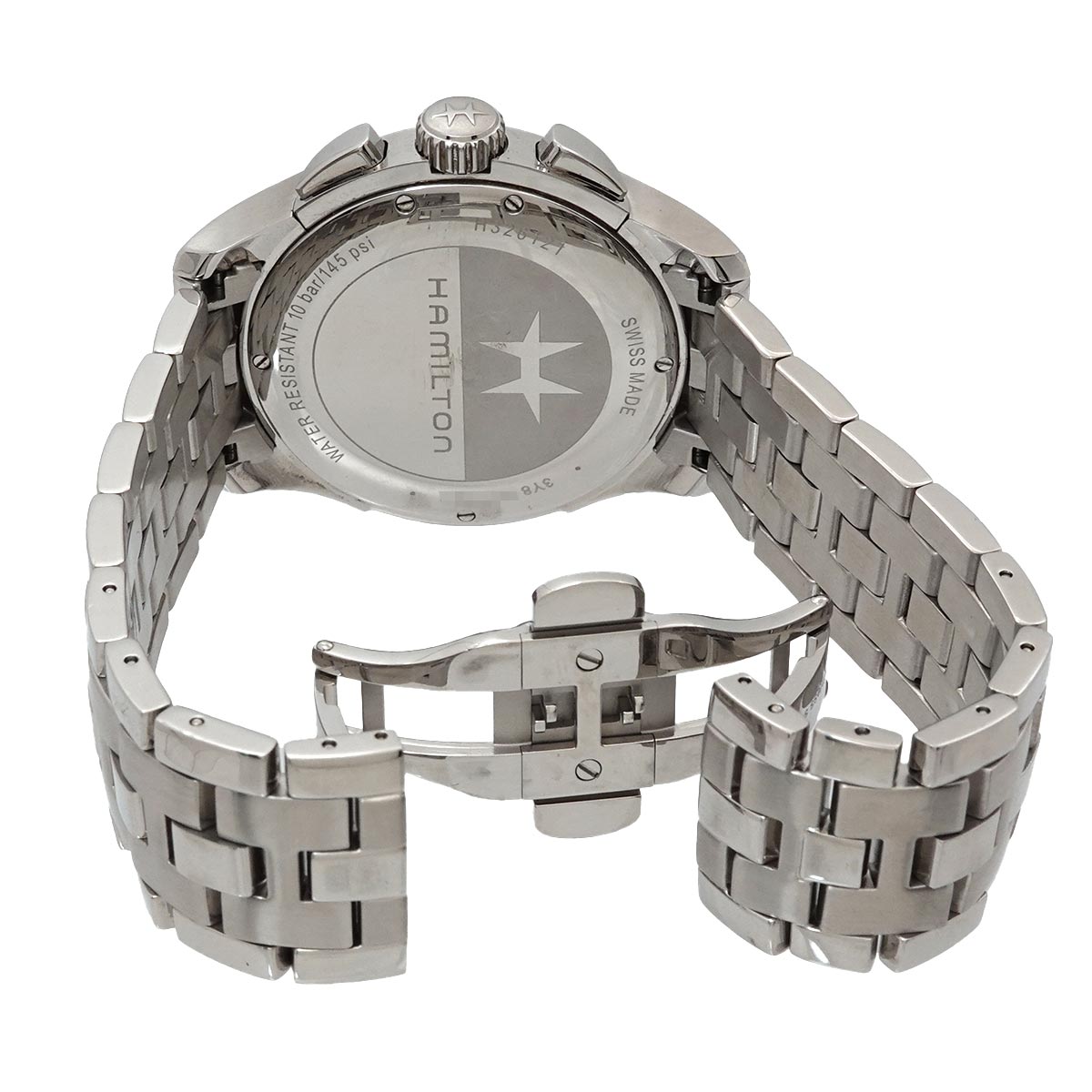 Jazzmaster H326120 Chronograph Date Black Dial Mens Watch