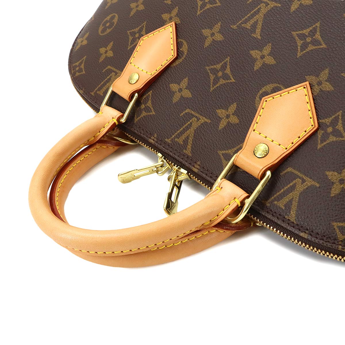 Monogram Alma Hand Bag Brown M51130 Purse