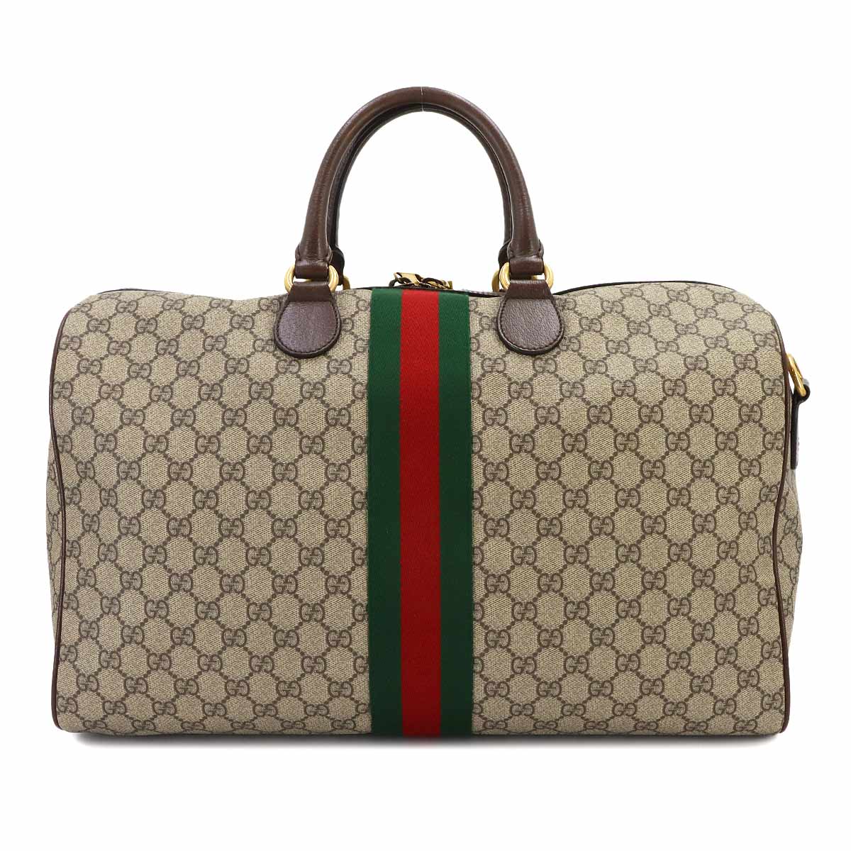 Ophidia GG Medium Duffle Shoulder Bag GG Supreme Beige 547953